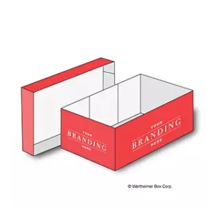 custom branded boxes from Wertheimer Box illustration