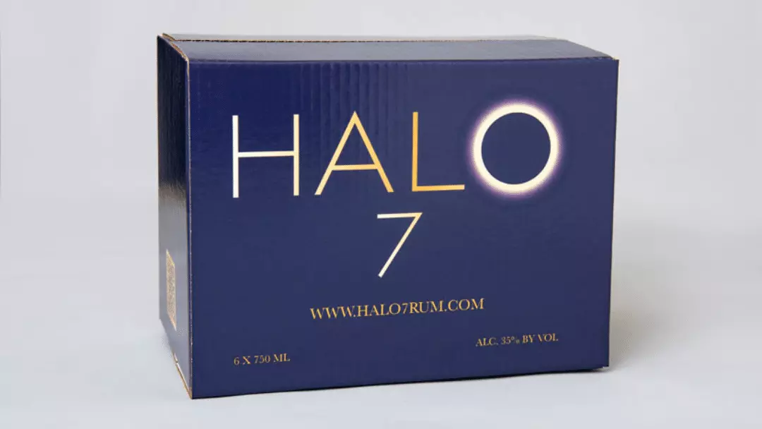 Digitally Printed Halo 7 Rum Shipping Box