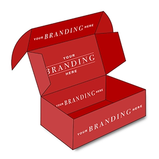 WEcommerce Packaging Solutions™ shipping box with inside and outside printing