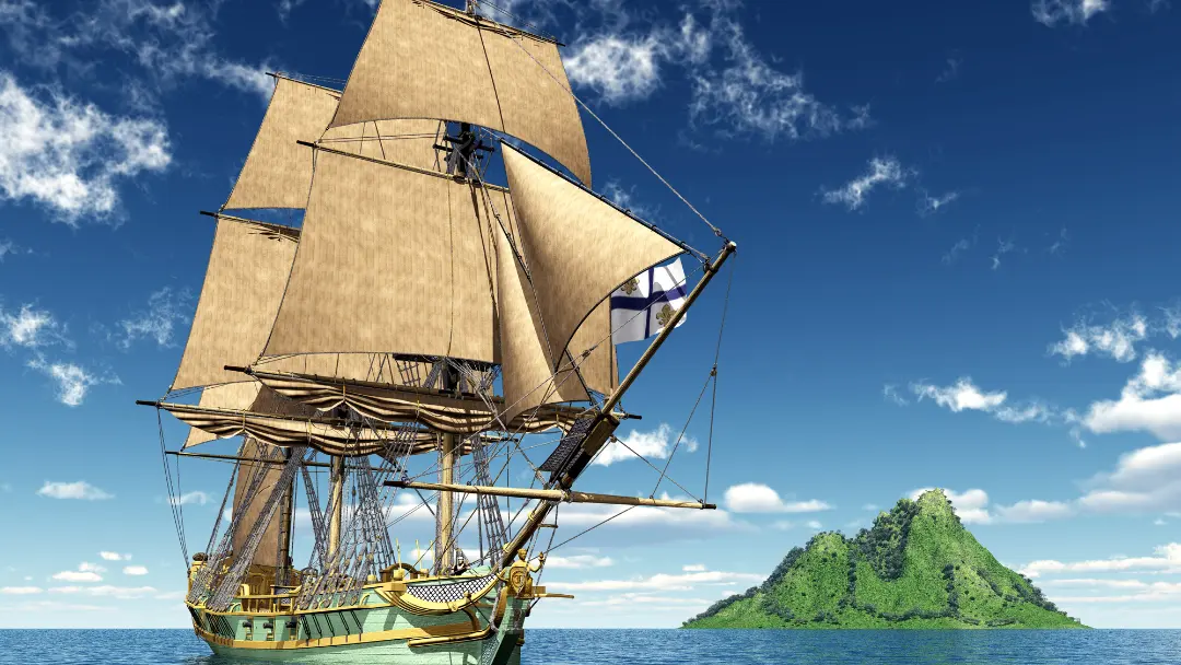 sailing ship from the age of exploration