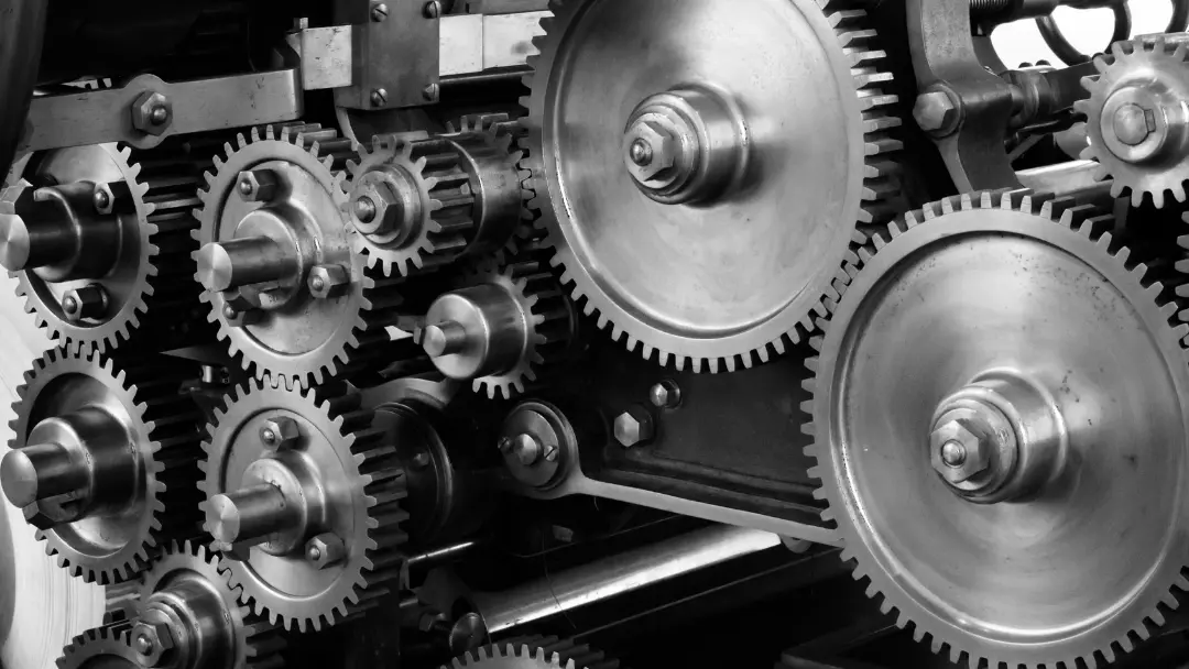 gears and cogs in machinery
