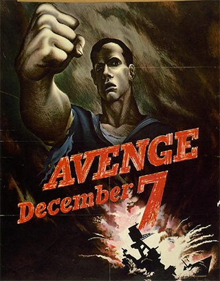 U.S. recruitment poster reads avenge December 7