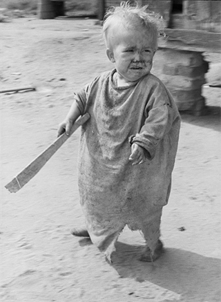 North Carolina sharecropper's child, 1935