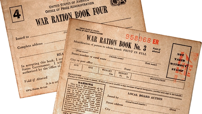 World War II ration books